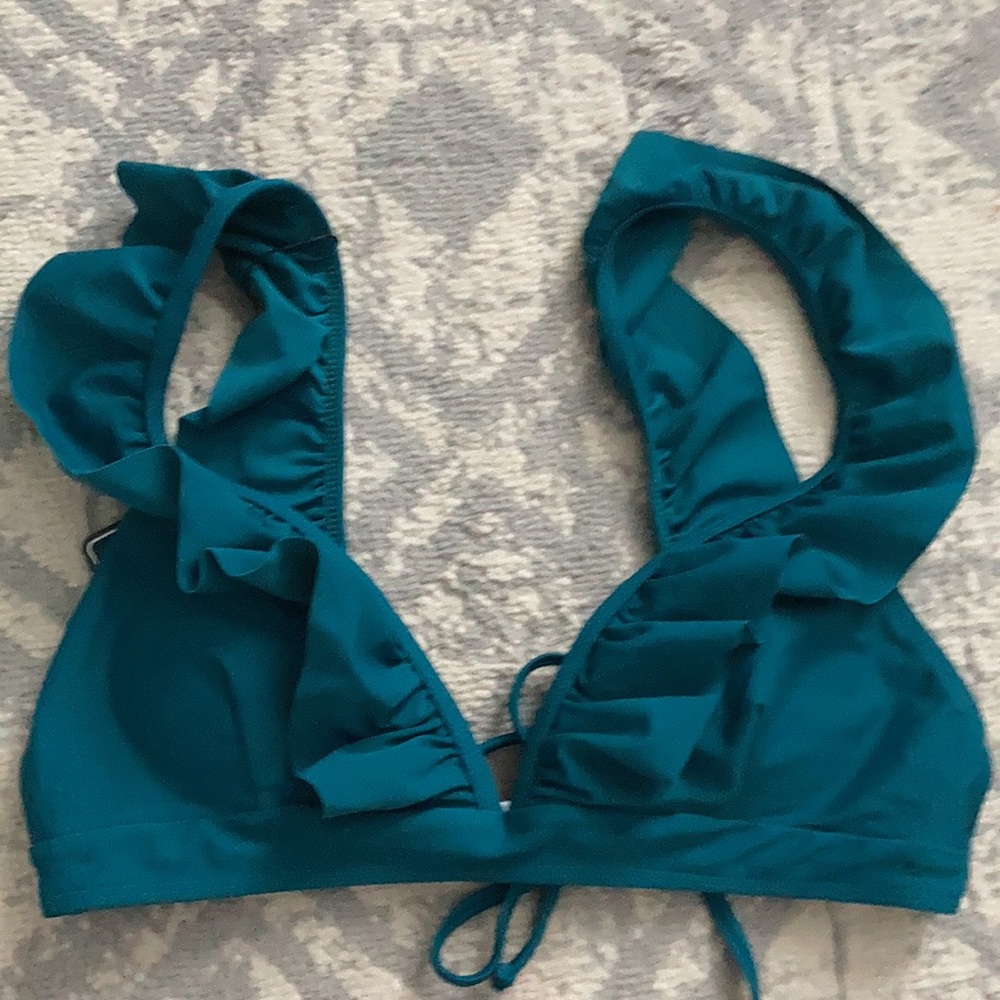 NWT Blue Ruffle Bikini - Picture 13 of 14